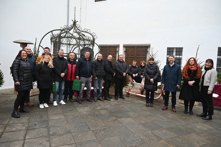 Župan Danijel Vrbnjak sprejel delegacijo Občine Kungota